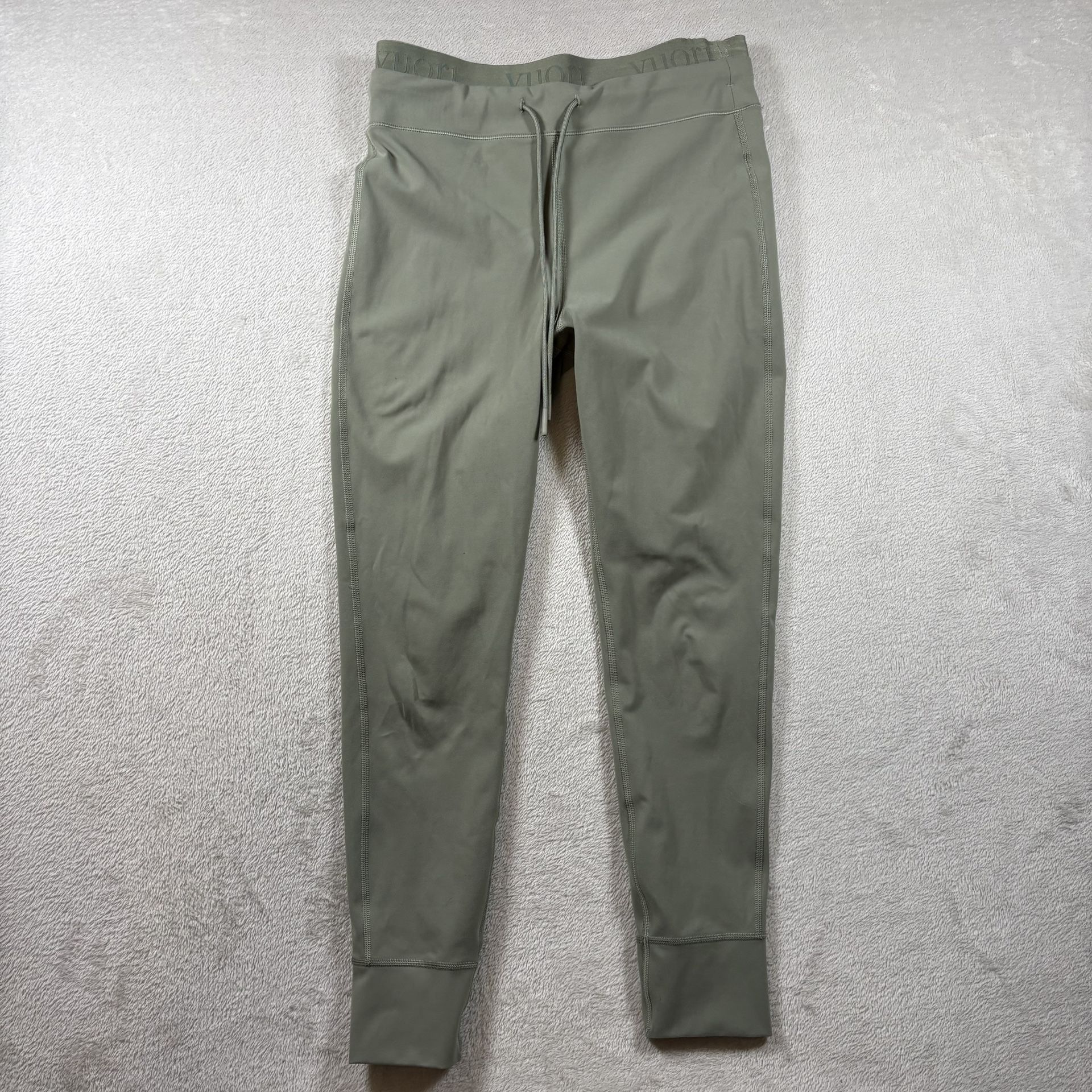 Vuori Leggings Womens S/M Green Daily Legging Drawstring High Rise Jogger #3597