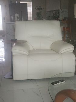 White Recliner