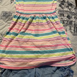 Carter Summer Dress Size 7, Gap Shorts M