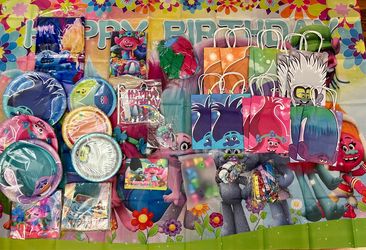 Trolls Birthday Party Supplies Decorations