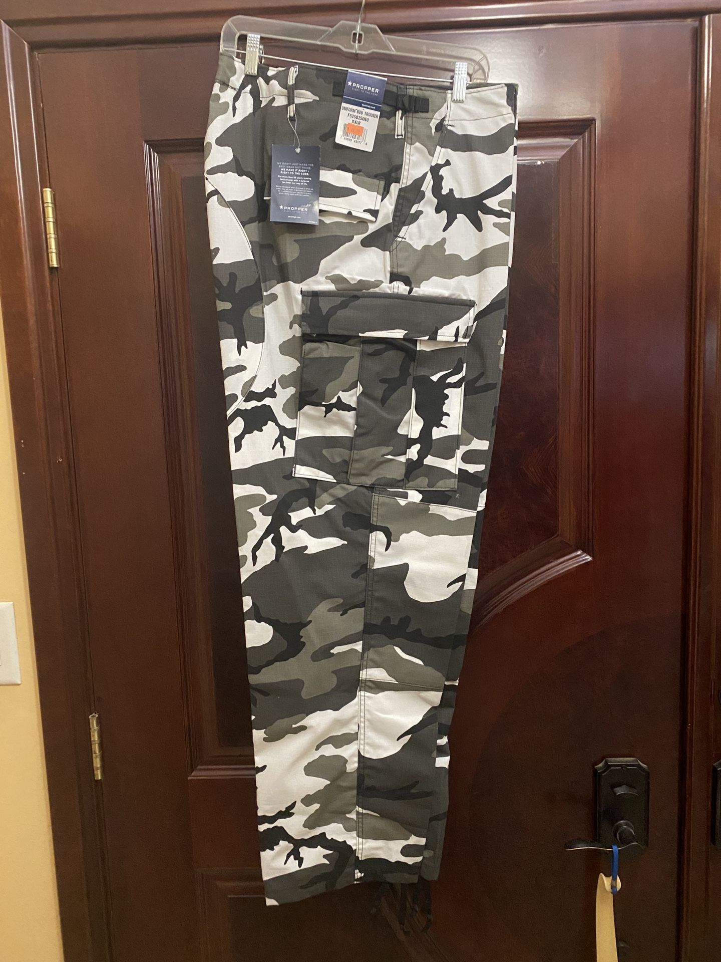 PROPPER CAMO WORK MILITARY CARGO TACTICAL PANTS FREE BOOTS