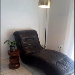 Leather Chaise