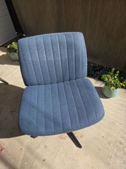 Modern Blue Accent Chair – $15