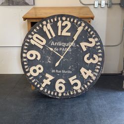 Oversized Antique Clock 