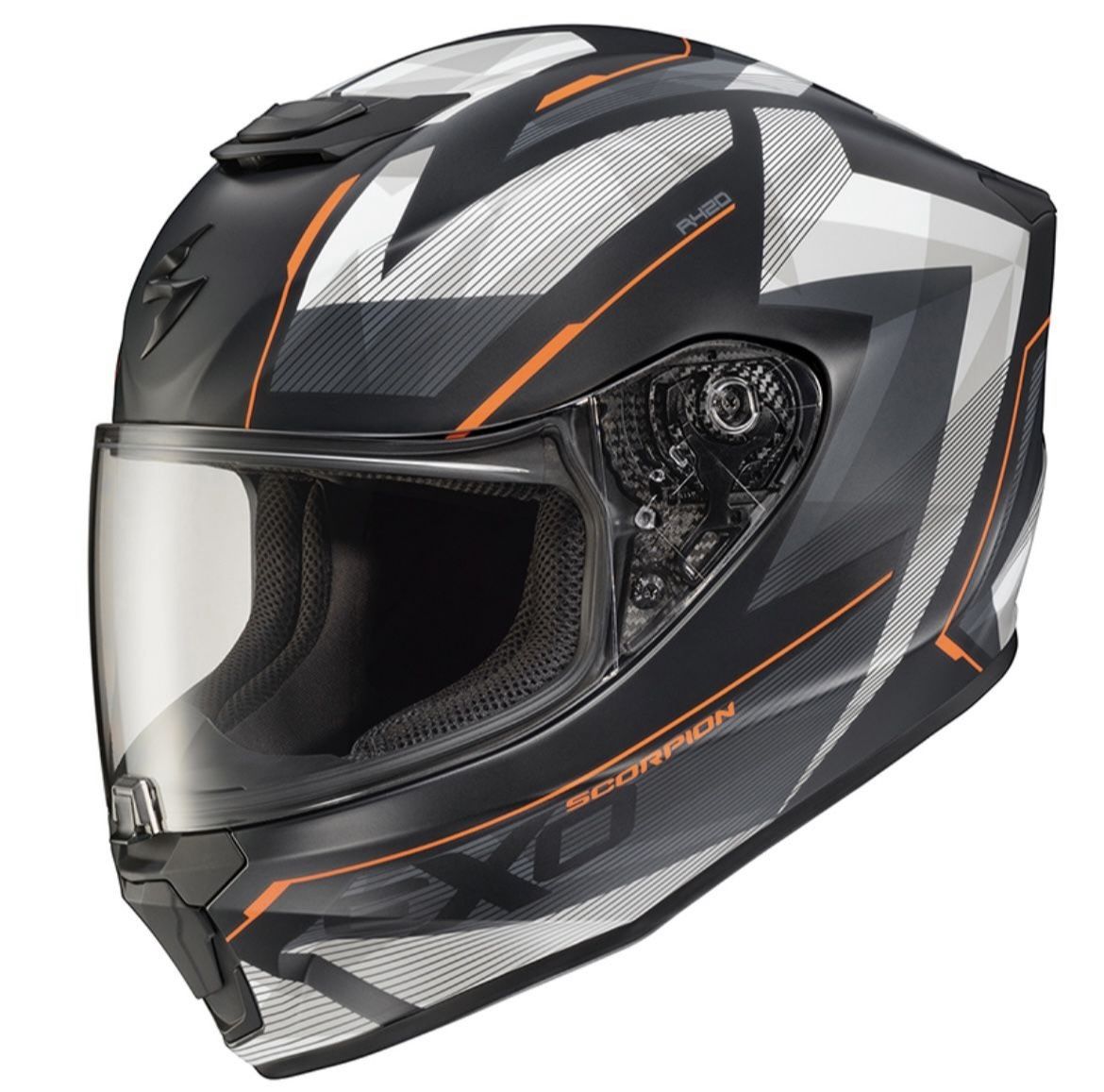 SCORPION EXO-R420 HELMET ENGAGE ORANGE - XL
