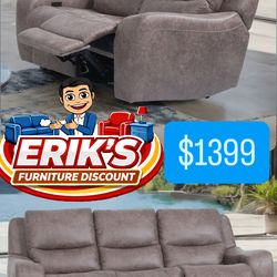 NEW SOFA AND LOVESEAT SECTIONAL RECLINER