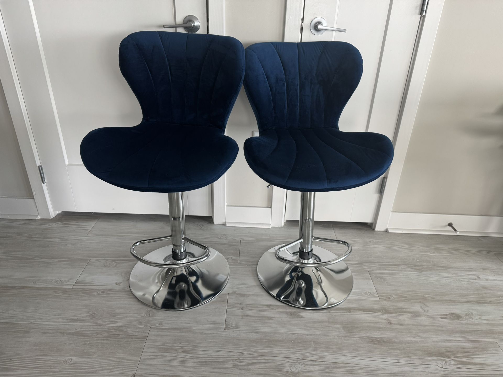 Blue Bar Stools