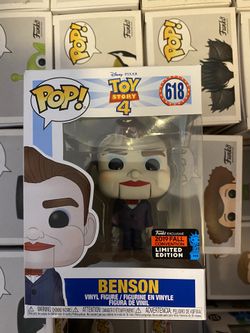 Funko POP Vinyl Movies Disney Pixar Toy Story 4 Benson Funko Exclusive 2019 Fall Convention Limited Edition figure 618