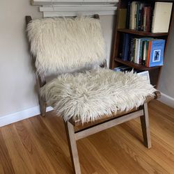 Faux Fur Chair 
