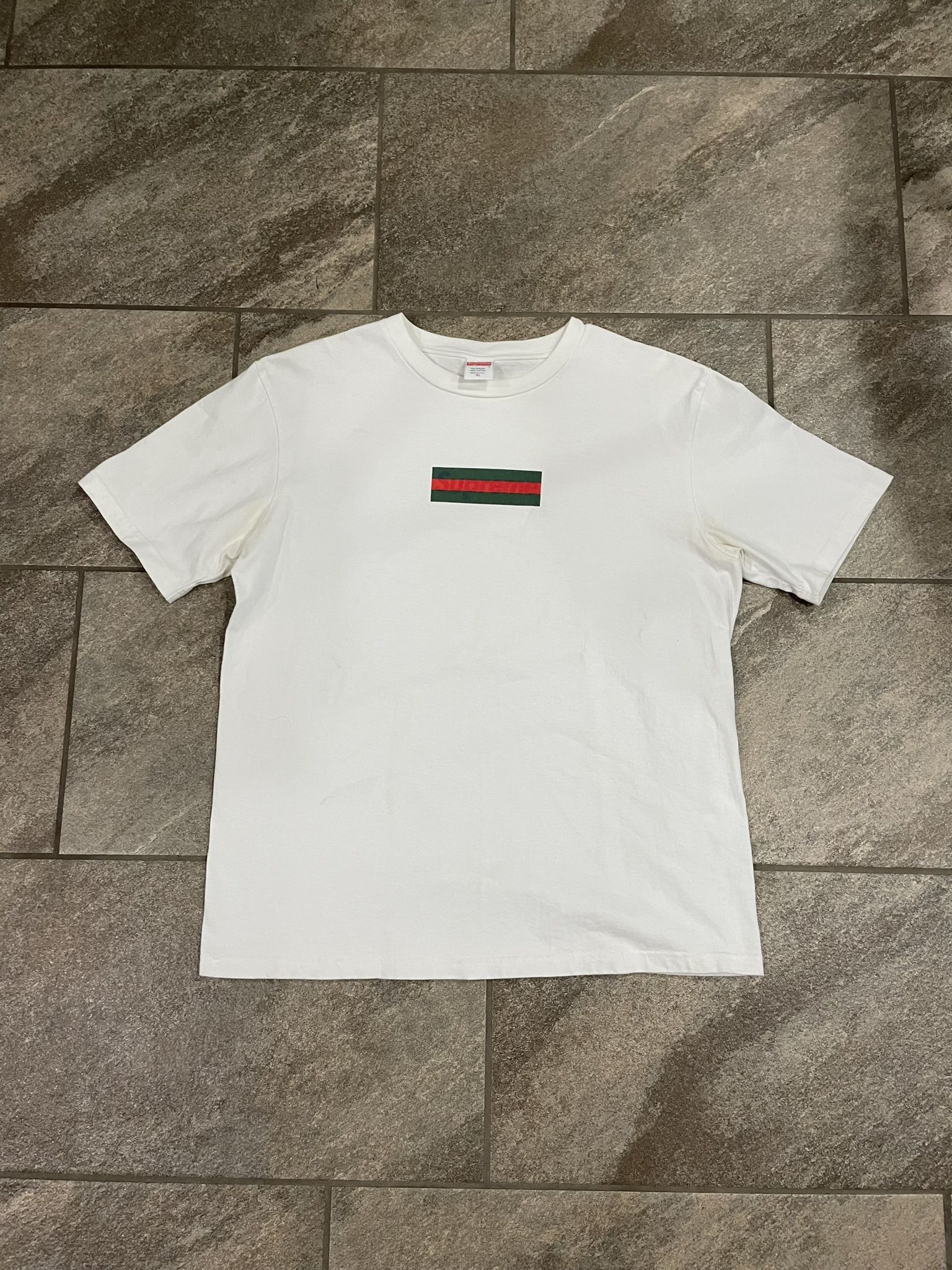Supreme SS2000 Gucci Rip Box Logo Size XL Authentic TRADES