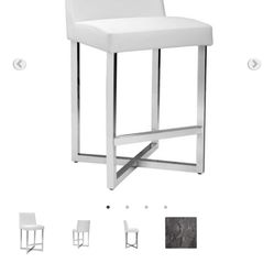 SUNPAN Howard Barstool – White