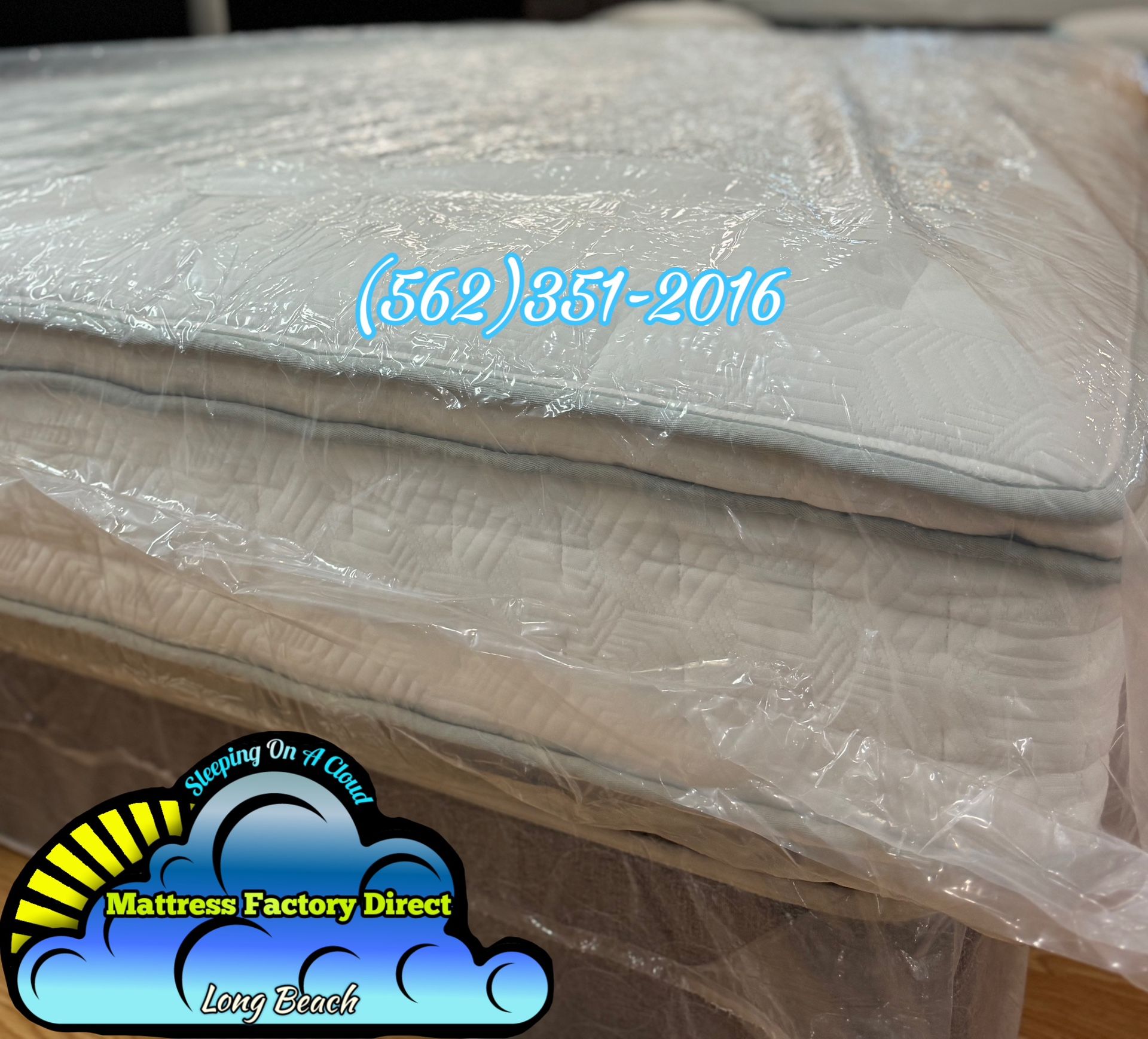 Pillowtop Queen Mattress White Colchon