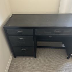 Child Metal Desk and Chair Restoration Hardware $300