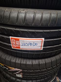 One  255/45/20 Michelin Pilot Spot