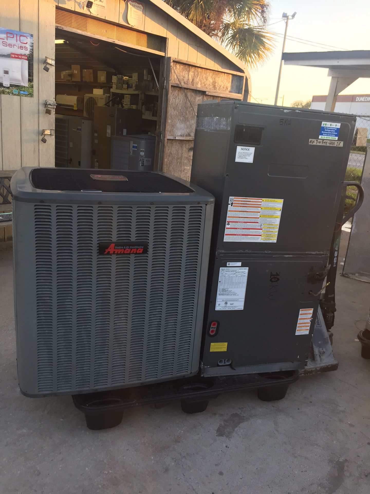 3 Ton 18 Seer 2011 410-a complete set Amana Ac air conditioner