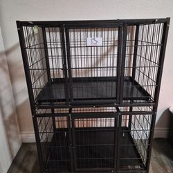 Two-tier Animal Crate