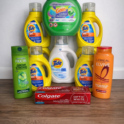Tide & Gain Laundry + Haircare Bundles