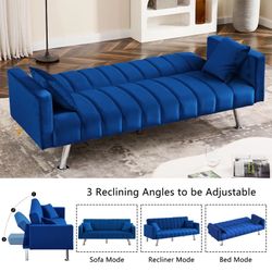 Foldable Sofa Bed Couch 🛋️ Brand New In Box 📦 Folds Down Into A Bed 🛏️ 