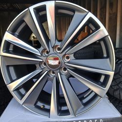2026 NEW OEM ORIGINAL TAKEOFFS CADILLAC ESCALADE PLATINUM SPORT 22 INCH ONLY WHEELS $ 1499 