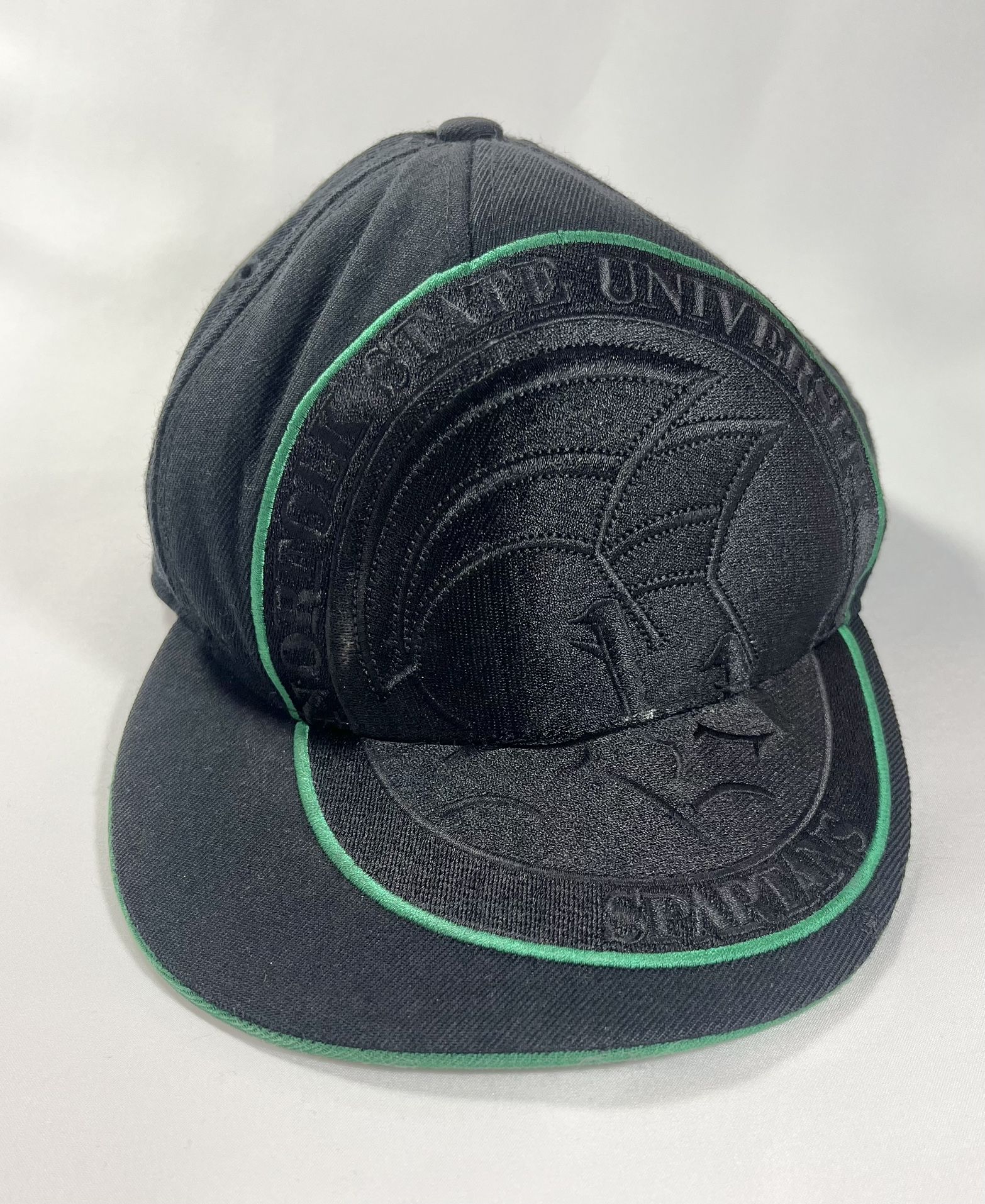 Michigan State Spartans Reebok Heisman Black Fitted Hat Size 7/12