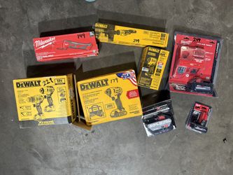 Milwaukee & DeWALT power tools