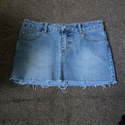 Jeans mini skirt