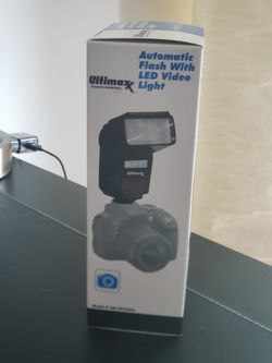 Automatic Camera Dslr Flash with Led video Light