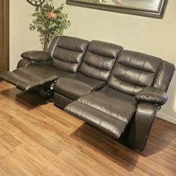Set Of 2 Recliners Sofa Set Sillones 