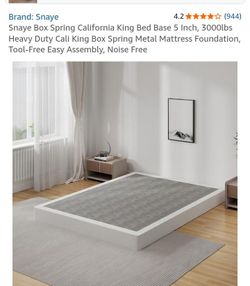 Snaye California King Box Spring Bed Base