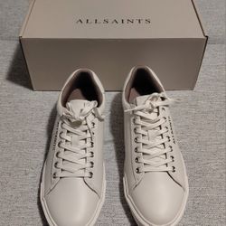 AllSaints Triple White Sneakers – Size 10.5