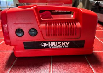 Husky 12V inflator With Safety Light Portable