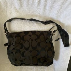 Black Coach Purse 