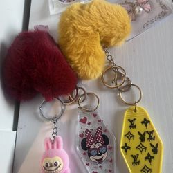 Keychains and Brooches