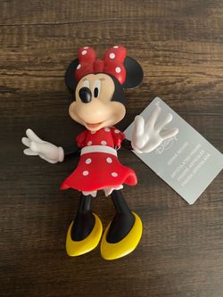 Disney Parks Minnie Mouse articulated plastic figure, 7 inches tall
