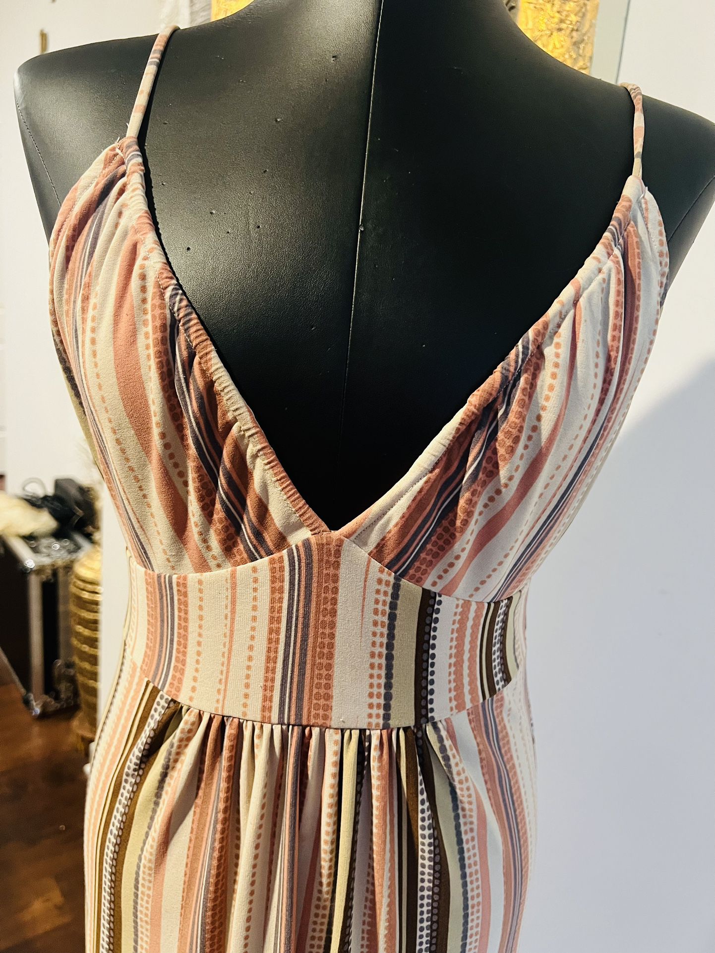 Stripe Maxi Dress