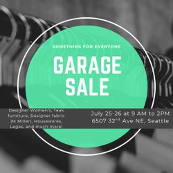 Garage sale-something for everyone!