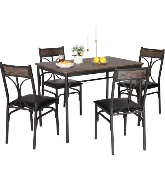 Dining Table & 4 Chairs