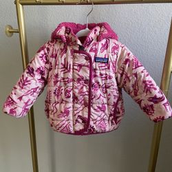 Toddler Girl’s Patagonia Insulated Winter Jacket And Hood