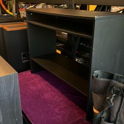 Nine Cubed Shelf And Microwave/Tv Stand