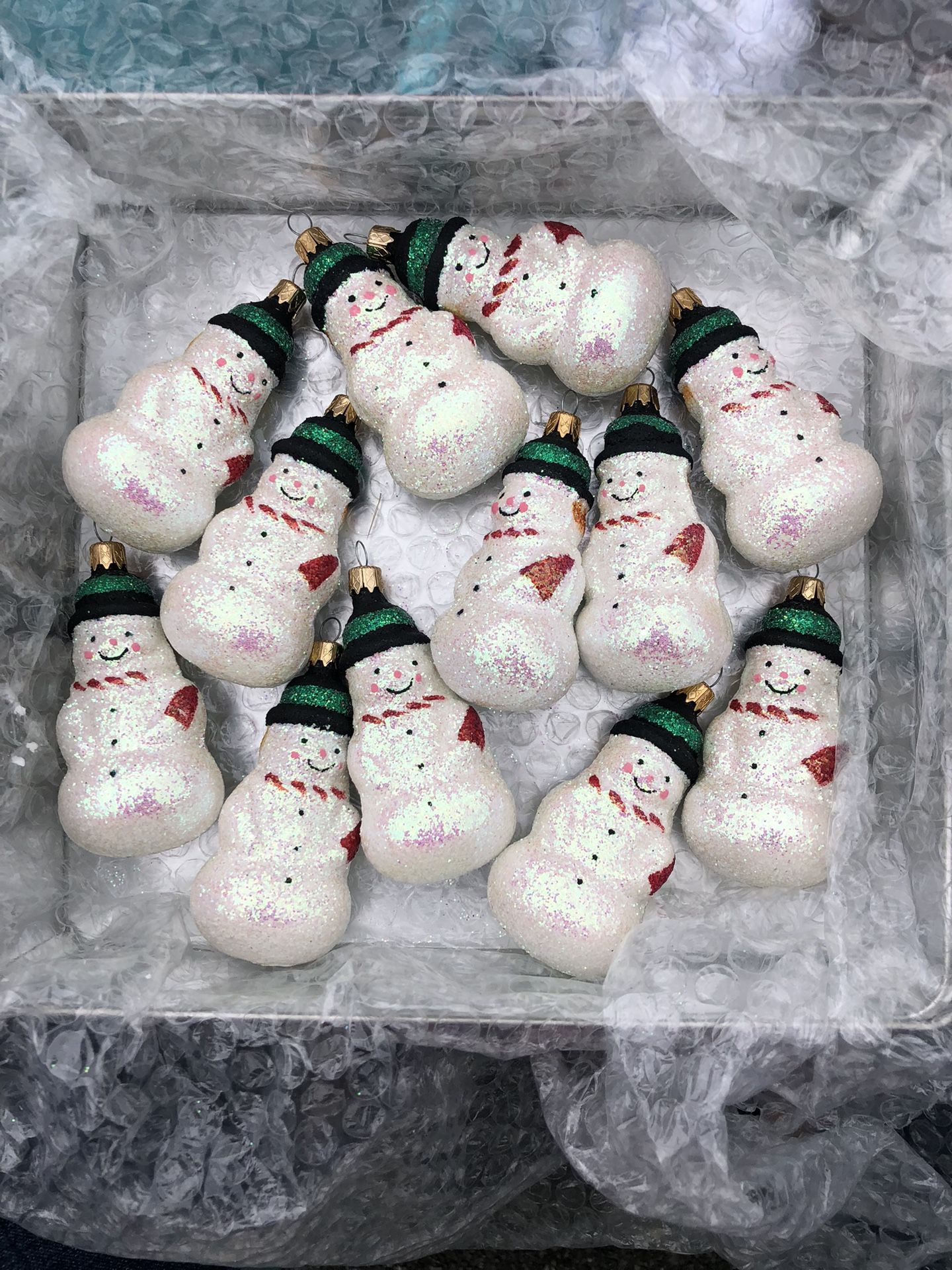 Vintage Snowman Ornaments
