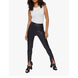 Faux Leather Split Leg Pants