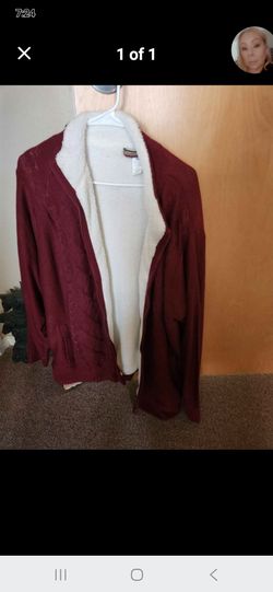 Maroon winter coat