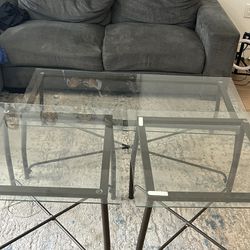 Glass Coffee table & End Tables 