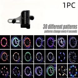RGB Wheel Lights For Bikes E-bikes Motorcycles Mopeds Colorful Patterns New