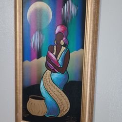 Mobassi African American Mother And Child 