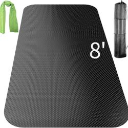 Large Exercise Mat,Exercise Equipment Mat,Treadmill Mat, Exercise Bike Mat, Workout Mats for Home Gym Mats Gym Flooring Rubber Workout Mat Fitness Mat