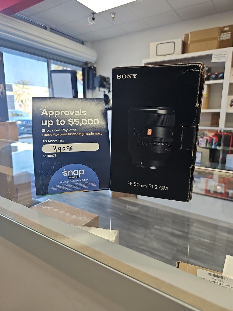 Sony FE 50mm F1.2 GM Lens