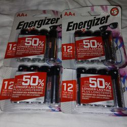 16 AA ENERGIZER BATTERIES NEW 