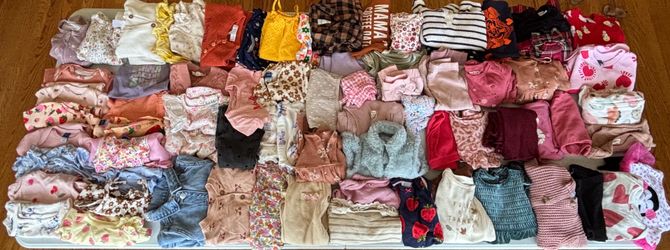 Baby girl, clothes 0 to 9 months