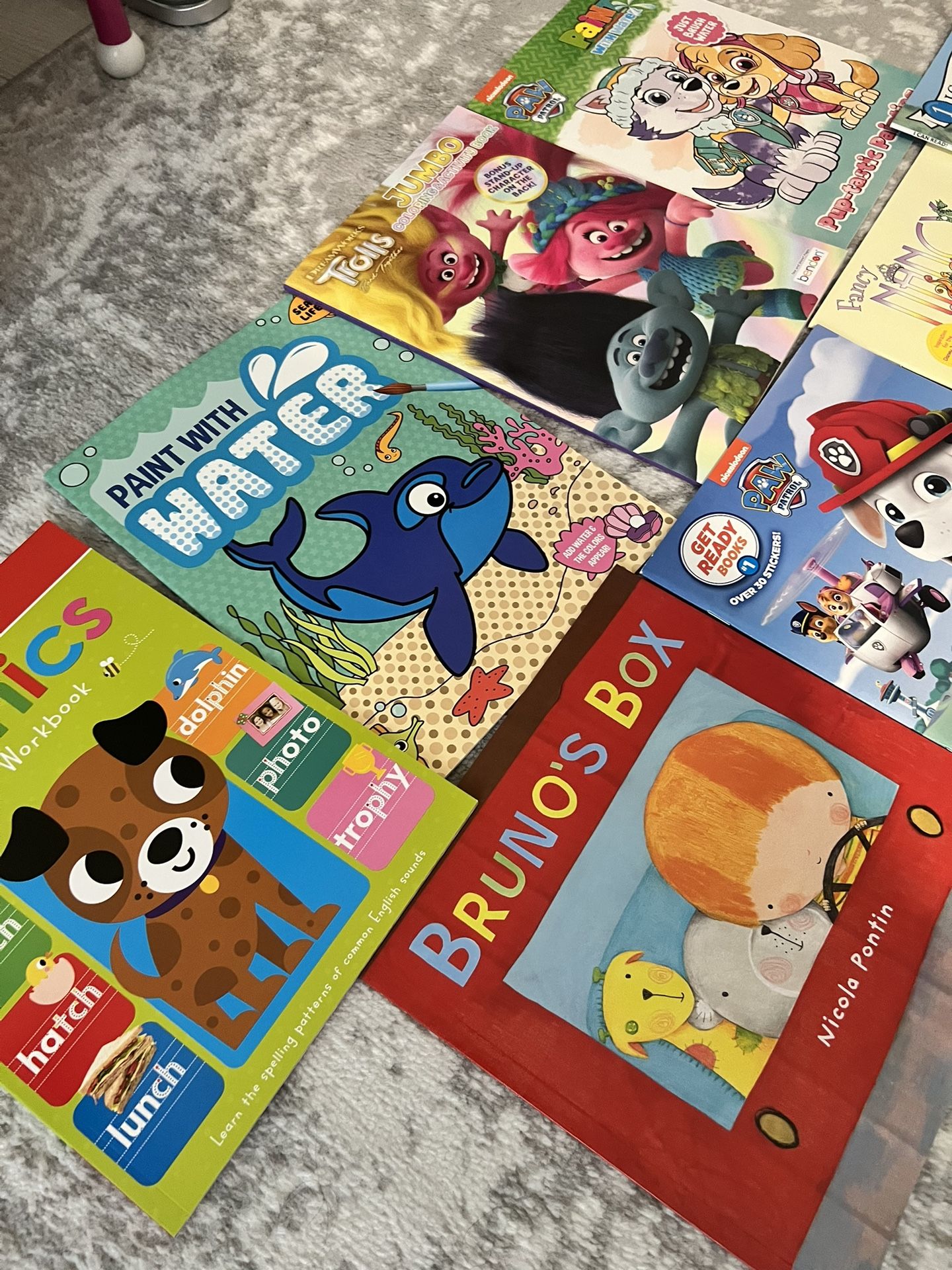 NEW Never Used Lot Of Kid’s Activity Books And Story Books